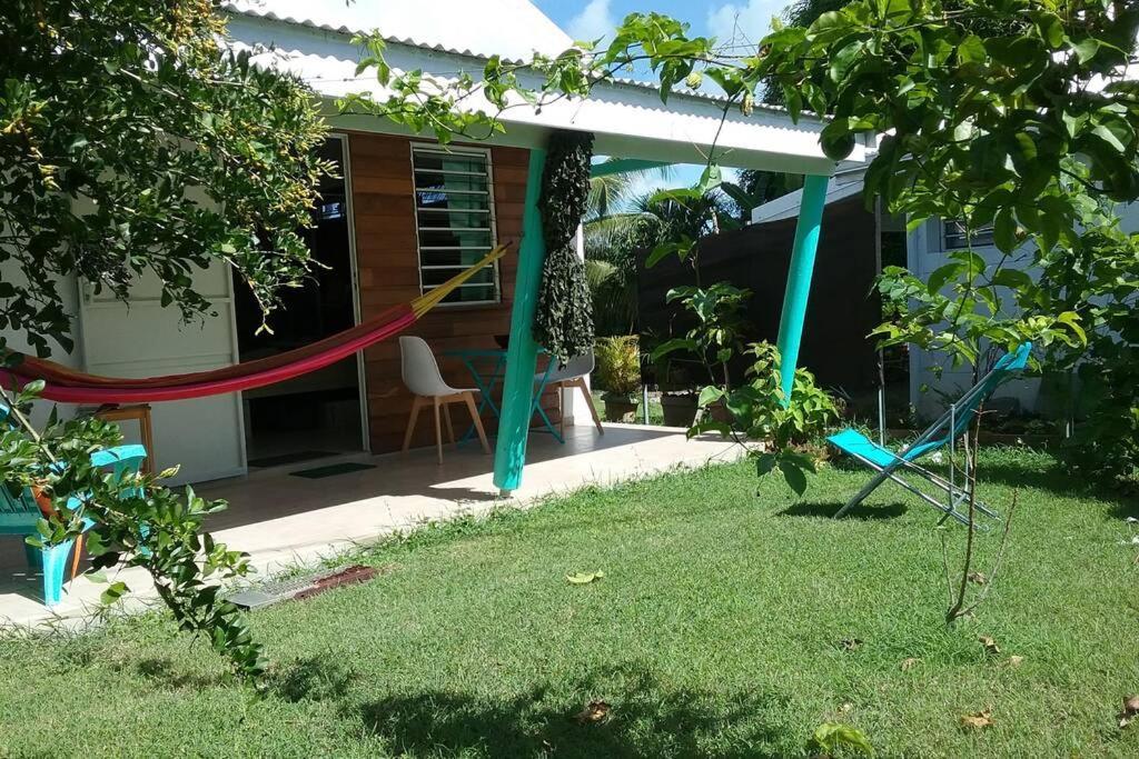 Gîte Cajou dans Domaine Tropical ventilé à Sainte-Anne Extérieur photo