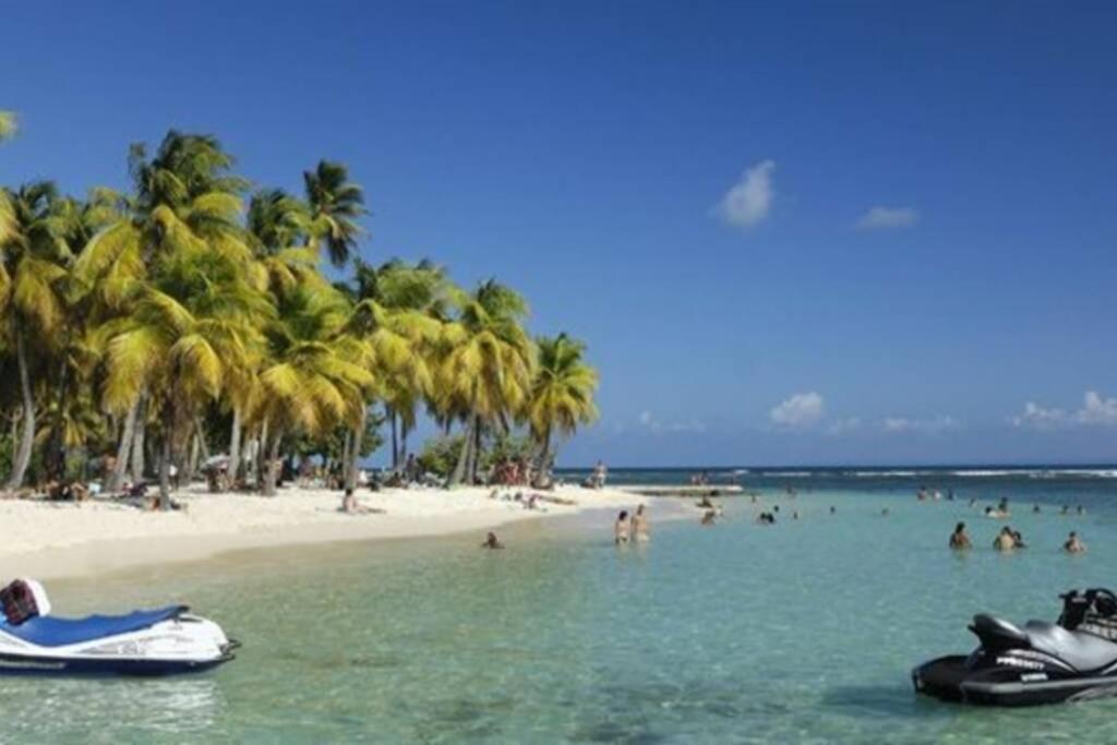Gîte Cajou dans Domaine Tropical ventilé à Sainte-Anne Extérieur photo