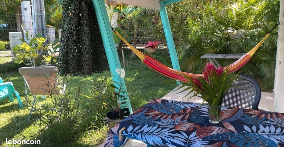 Gîte Cajou dans Domaine Tropical ventilé à Sainte-Anne Extérieur photo